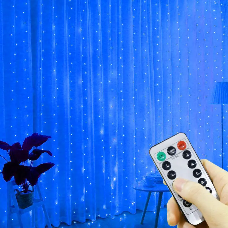 thumbnail image 1 of Guirnalda de luces LED de 3/4/6 m con control remoto por USB, cadena de luces de hadas para decoración de bodas y Navidad, para el hogar, dormitorio, lámpara de festival, 1 of 5