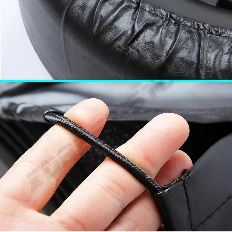 15'' Inch Car PU Leather Spare Tire Cover Case Protector Spare Wheel Bag Waterproof For Suzuki Jimny Accessories JB64 JB74 tire cover