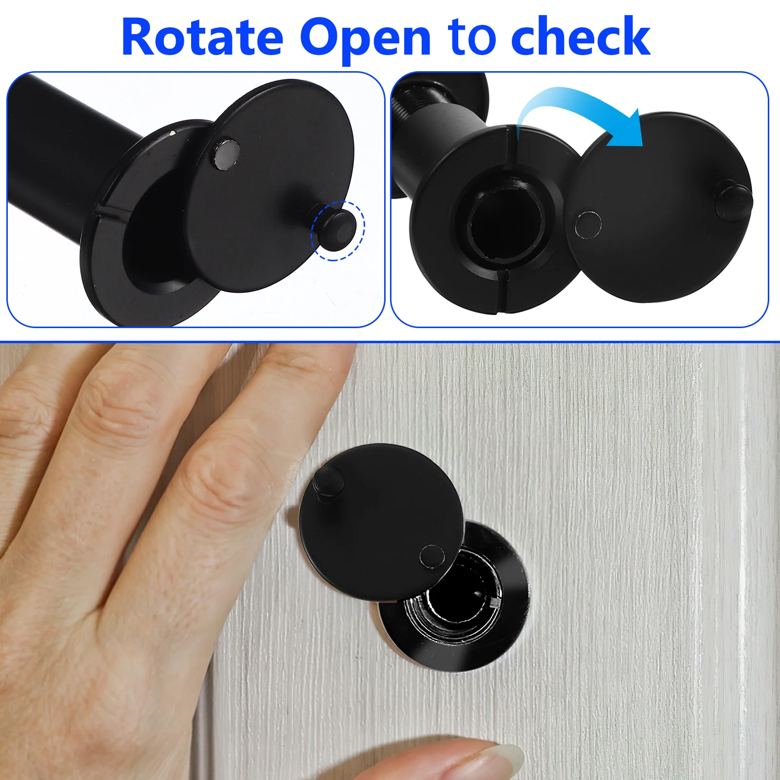 광각 도어 틈구멍 뷰어 220도 클리어 광학 유리 렌즈 현관문 가정 아파트 호텔 보안 틈구멍 커버