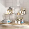 2 Tier Bathroom Organizer Under Sink Storage Clear Container Pull Out Bins Vanity Countertop Drawer Kitchen Pantry Cabinet 5