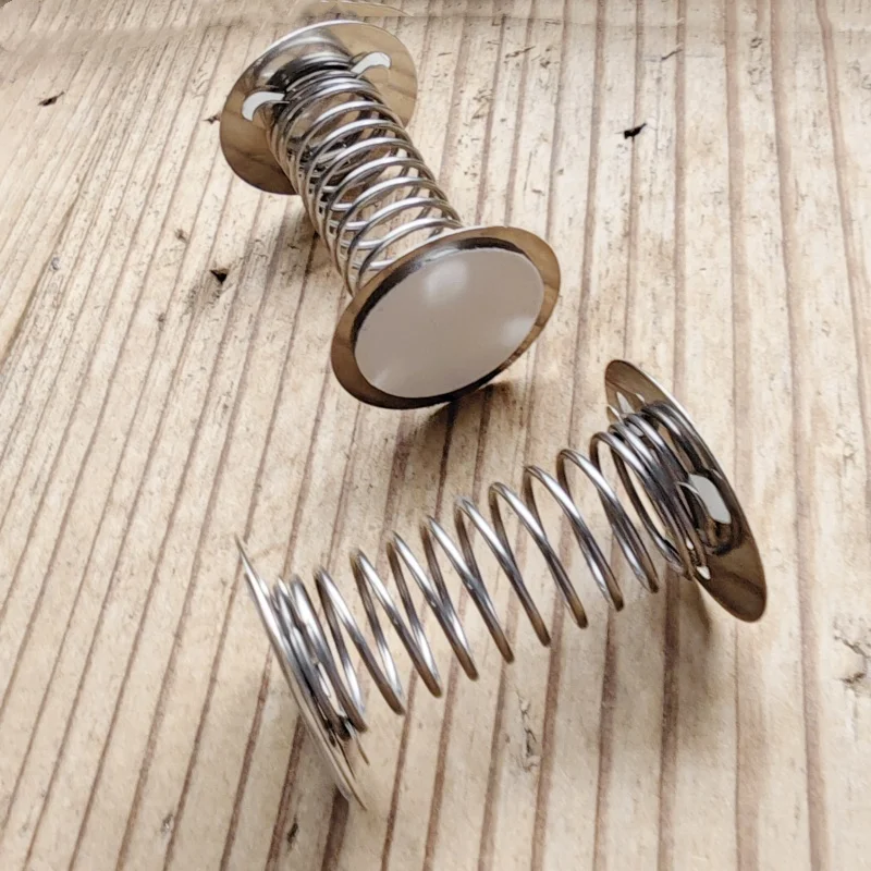 금속 용수철 웨이브 쉐이크 카드홀더 광고 사인 디스플레이 스티커 베이스 스탠드, 더블 테이프 200 개