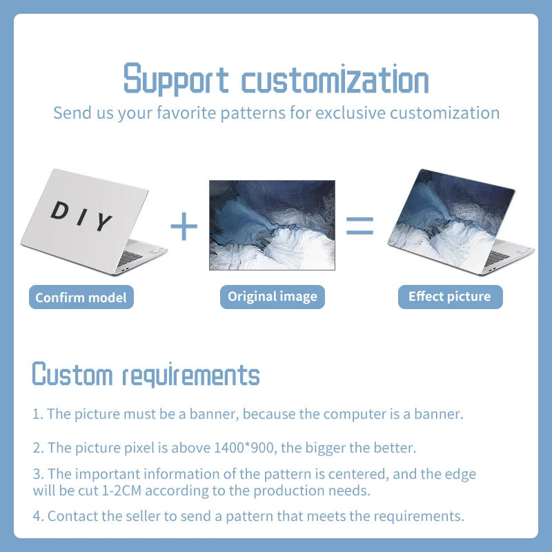 DIY Marble Cover Laptop Skins vinyl film sticker 13"14"15.6"17.3"PVC Film Waterproof For Macbook Lenovo HP Acer