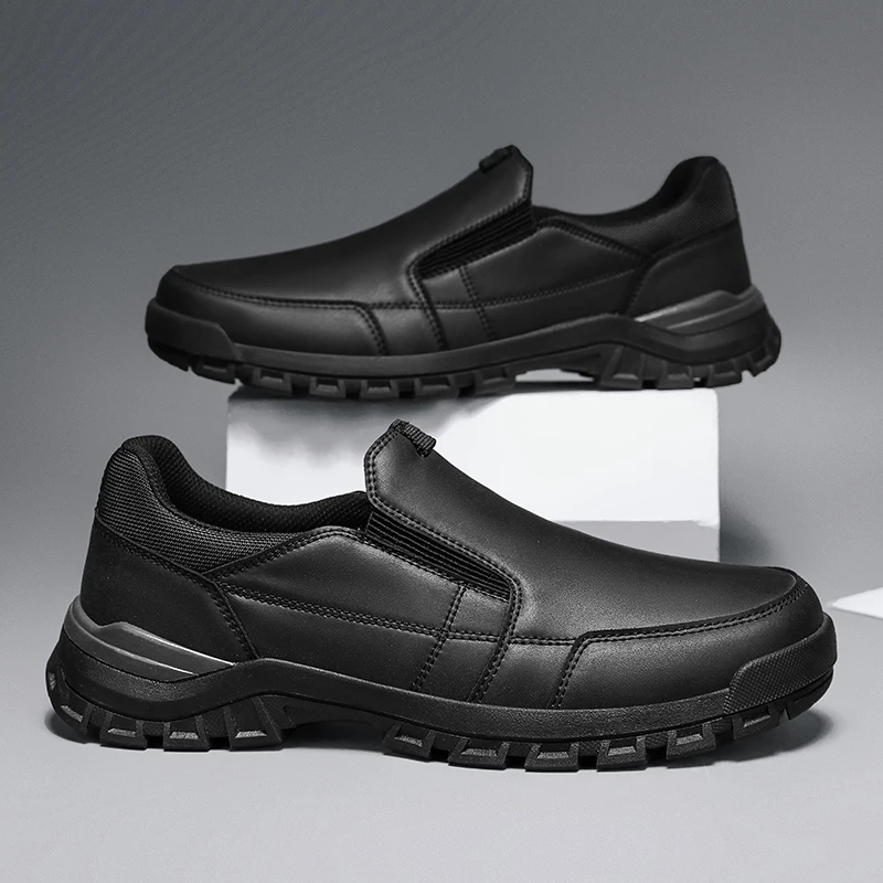 Echtes Leder Männer Casual Schuhe Schwarz Braun Business Formale Schuhe Leichte Mann Loafer Bequeme Männliche Schuhe Mokassins – Detail 12