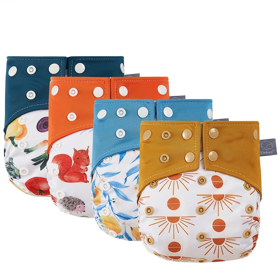 Genuine! Happy Flute Os Suede Cloth Pocket Baby Cloth Diaper With Two