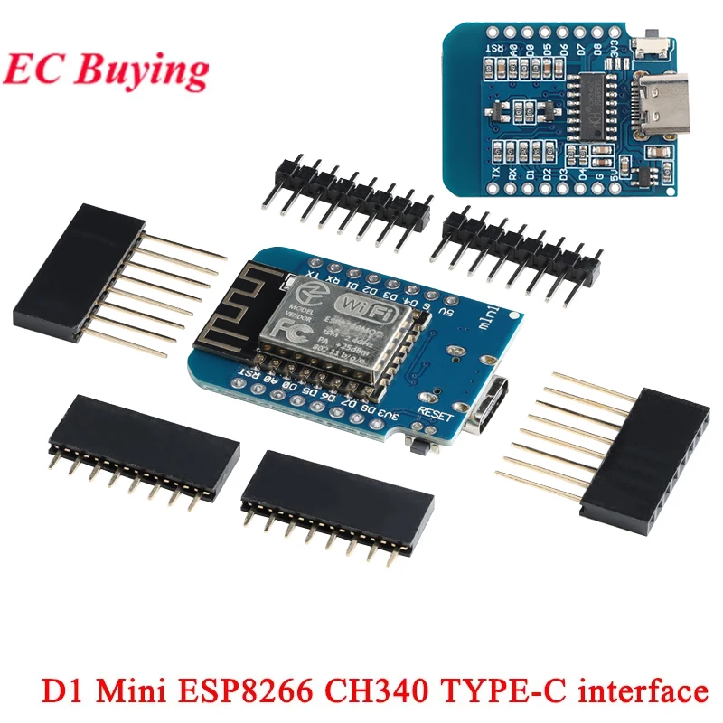 D1 MINI LIVE ESP8266 ESP32 WiFi+Bluetooth-c ESP-32 CH340 FT232 CP2104 CH9102 Development Board Module For Wemos MICRO/TYPE-C image 15