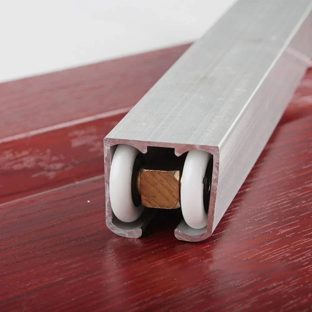 Door Hardware Roller Bathroom 4.4cmx2.2cm Adjustable Copper Four-wheel Hanging Glass Pulley Sliding Door Roller