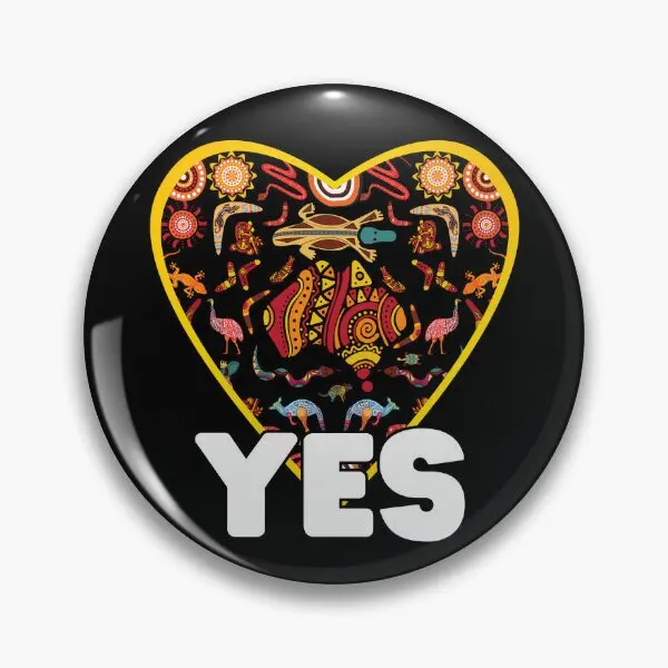 

Vote Yes Soft Button Pin Decor Gift Clothes Women Jewelry Cartoon Funny Brooch Badge Fashion Cute Metal Lover Hat Collar