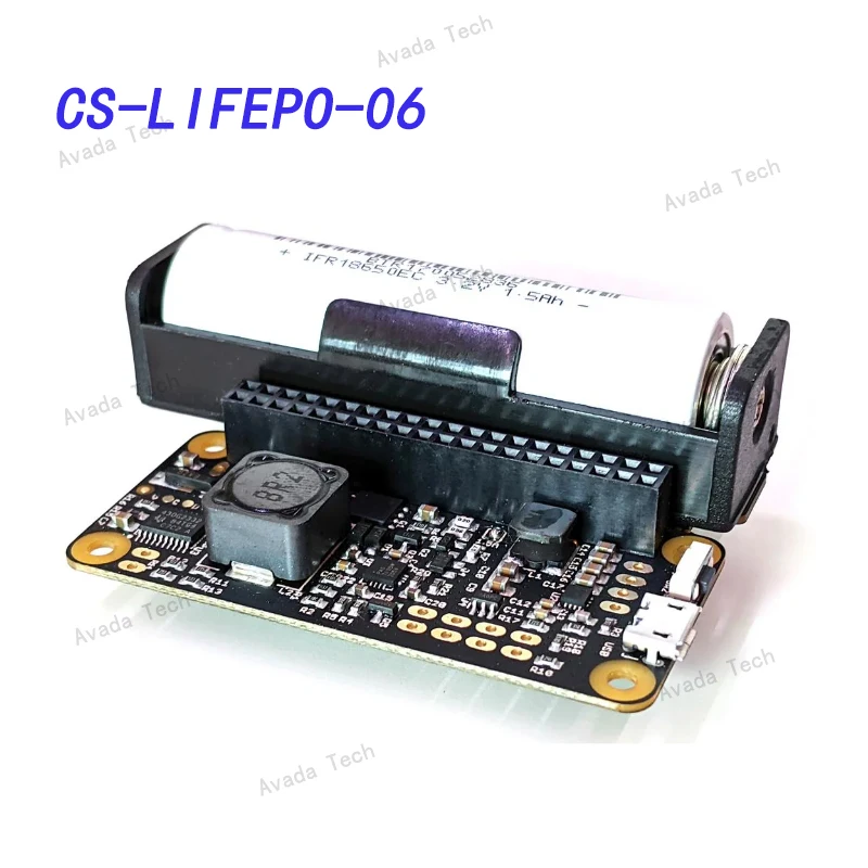 

Avada Tech CS-LIFEPO-06 модули управления питанием LiFePO4wered/Pi + (аккумулятор 18650) со штабелируемым наконечником, в комплект входит монтажный комплект