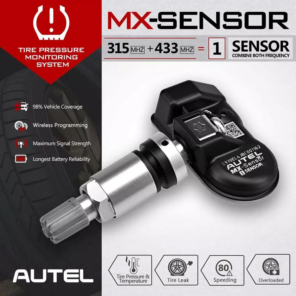 空気圧センサー TPMS Autel MX-Sensor Autel mxセンサー433 315 tpms mxセンサースキャンタイヤ修理