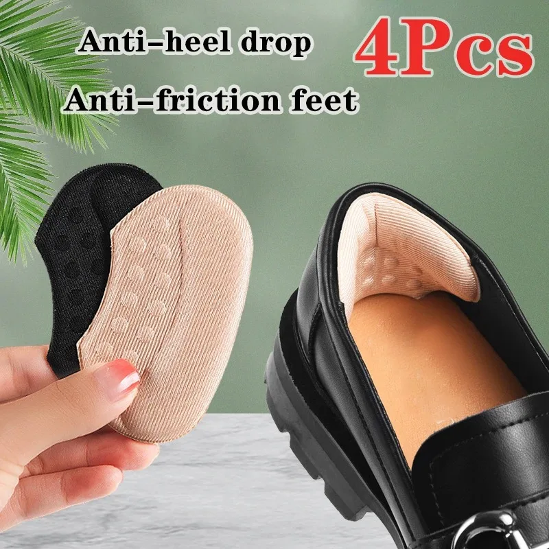 Shoe Insoles Shoe Pads for High Heels Pain Relief Anti-wear Cushion Heel Protectors Shoes Sticker Foot Care Liner Grip Insole Insert Pad 4pcs