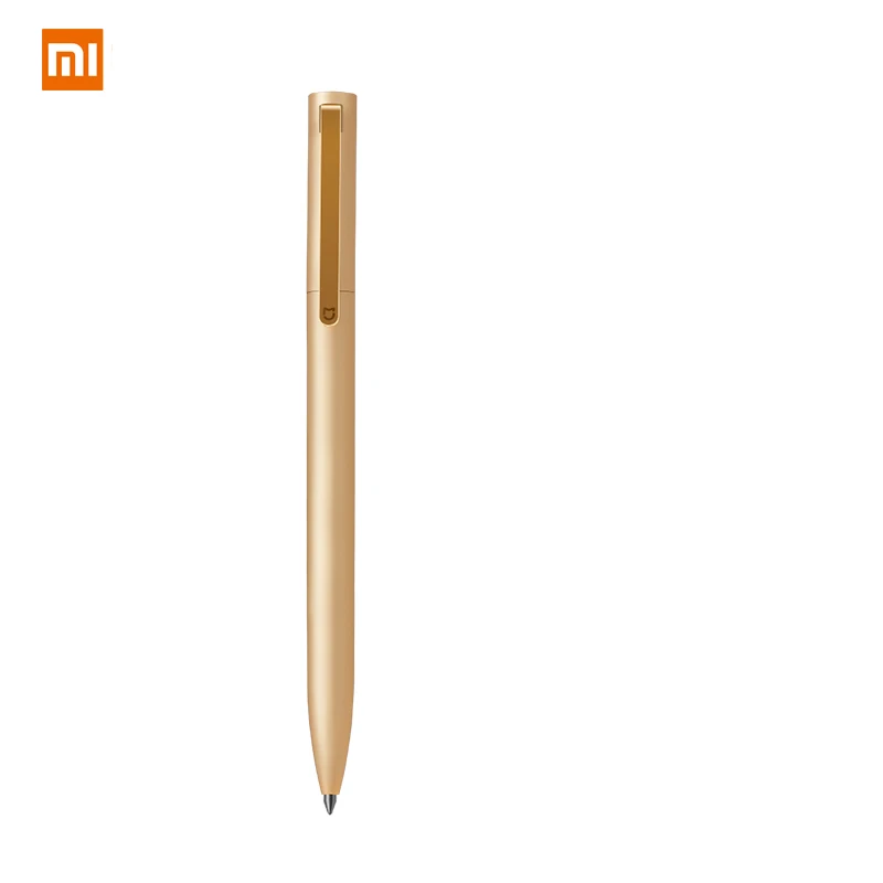

Xiaomi Metal Pen 0.5MM Black Ink Mi Sign caneta ,Dry Fast Gel Stylo For Business School Office Stationery Supplies Accessories