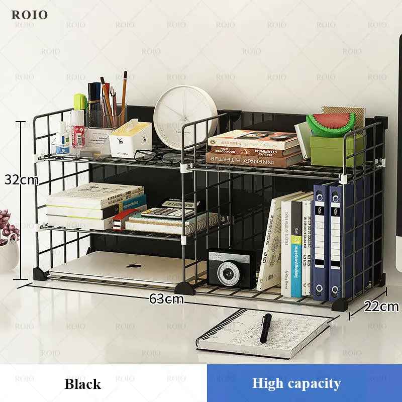 Book Display Stand Simple Iron Book Shelf Student Dormitory Table Storage Home Office Saving Space Light-weight Organizer Holder book display stand