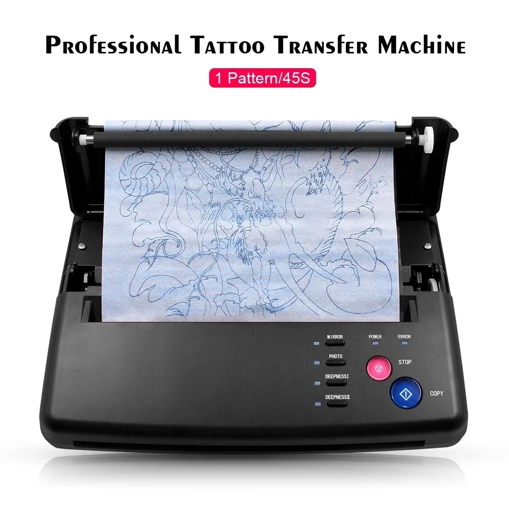 Professional Tattoo Transfer Template Stencil Machine Thermal