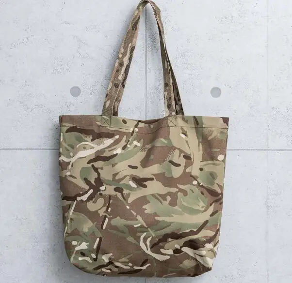 

British Army MTP Camouflage Bag Canvas Handbag CP Men Shopping