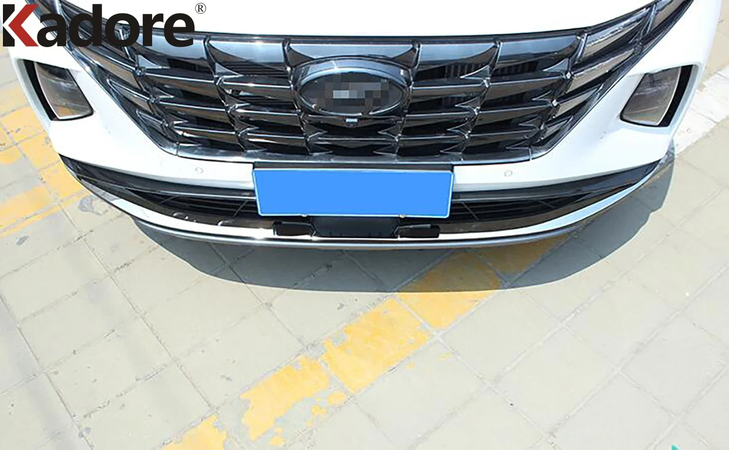 For Hyundai Tucson NX4 2021 2022 2023 2024 Interior Rear Bumper Protector  Sill Plate Stainless Steel Car Sticker Accessories