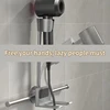 Wall Mounted Hair Dryer Holder Hair Straightener Dryer Hair Storage Rack Bathroom Organizer Shelves Washroom Organization Stand 6