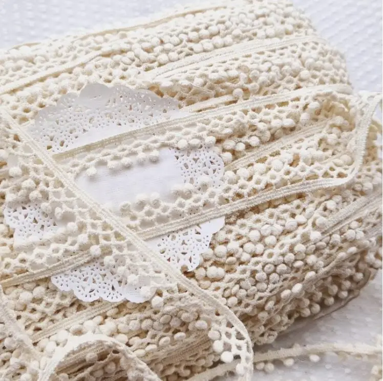 Cotton Embroidered Floral Lace Trim Ribbon 5 Meters 1.9cm Handicrafts DIY Sewing Craft Clothing Garment Accessories lace ribbon lace sewing supplies lace sewing accessories lace accessories lace garment accessories clothing accessories