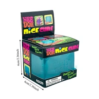 Needoh Nice Cube Fidget Tool, cube sensoriel de bureau pour soulager le stress sensoriel des adultes et anti-anxiété, cube à presser pour enfants contre l'anxiété et pour la concentration 3
