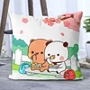 Cartoon Square Pillow awaii Anime Soft Waist Sofa Cushion Panda Bubu And Dudu Printing Throw Pillow Throw Bedroom Pillows 3