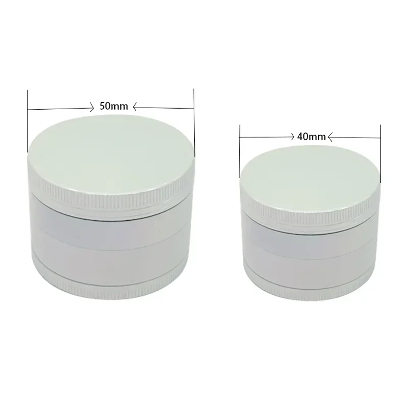 40/50mm Pink White Grinder 4-Layer Herb Grinder Kitchen Tools Birthday and Christmas Gifts