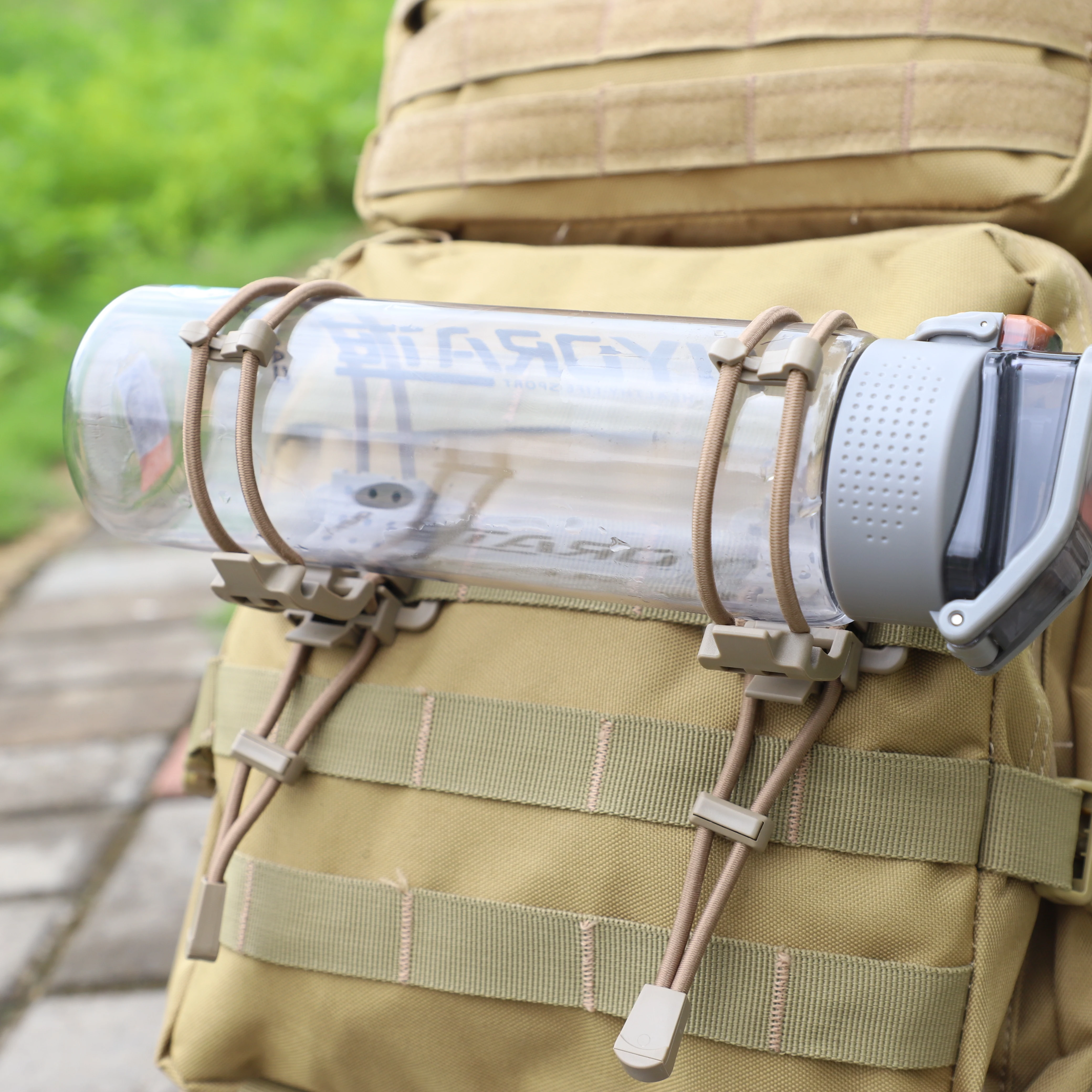 1/2 stücke Bindung Clip Tragbare MOLLE Getriebe Organizer Verschluss Multifunktions Hängen Schnalle Outdoor Rucksack Weste Zubehör – Detail 3
