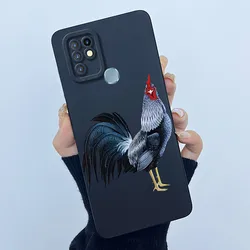 Soft Silicone Fashion Painted Protective Phone Case Cover for Infinix Hot 10 (HEI - TYHEI0501)
