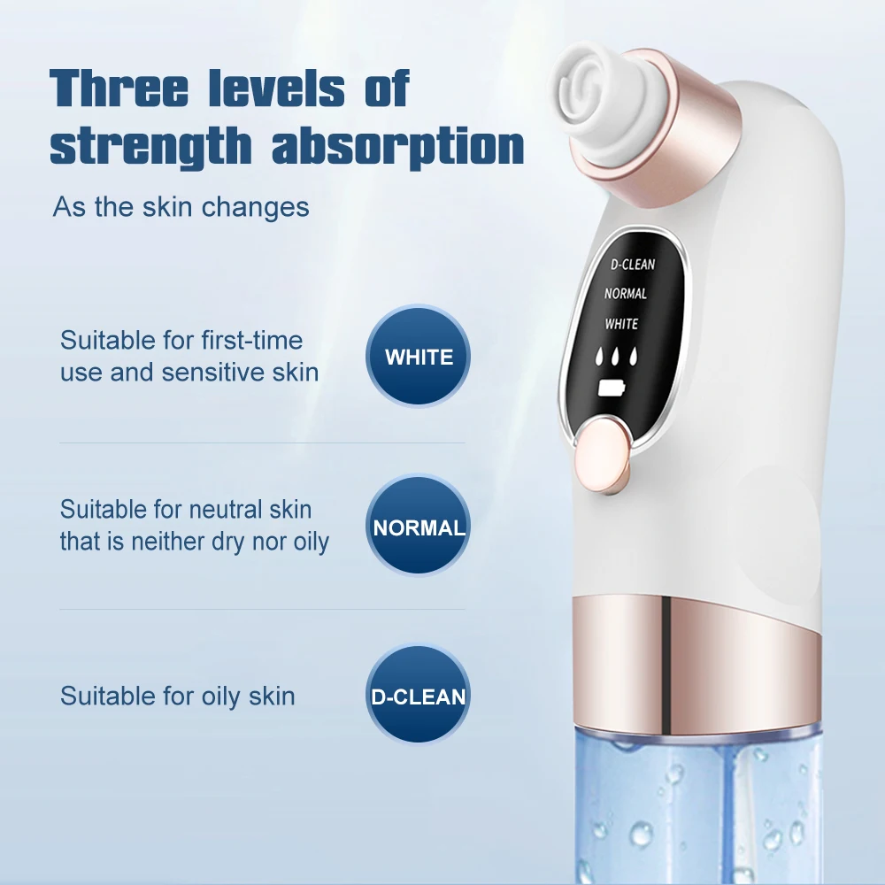 Electric Bubble Blackhead Remover Pore Vacuum Face Cleaner Pimple Acne Black Head Removal Water Cycle Facial Cleaning Tools 4
