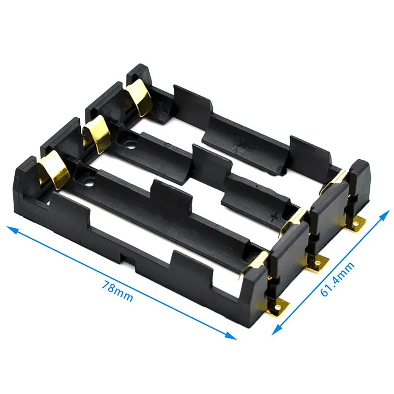 18650 SMT 배터리 홀더 18650 SMD 배터리 박스 보관 케이스 컨테이너 보론 핀이 있는 보조 배터리 충전식 SMT 1x2x3x4x