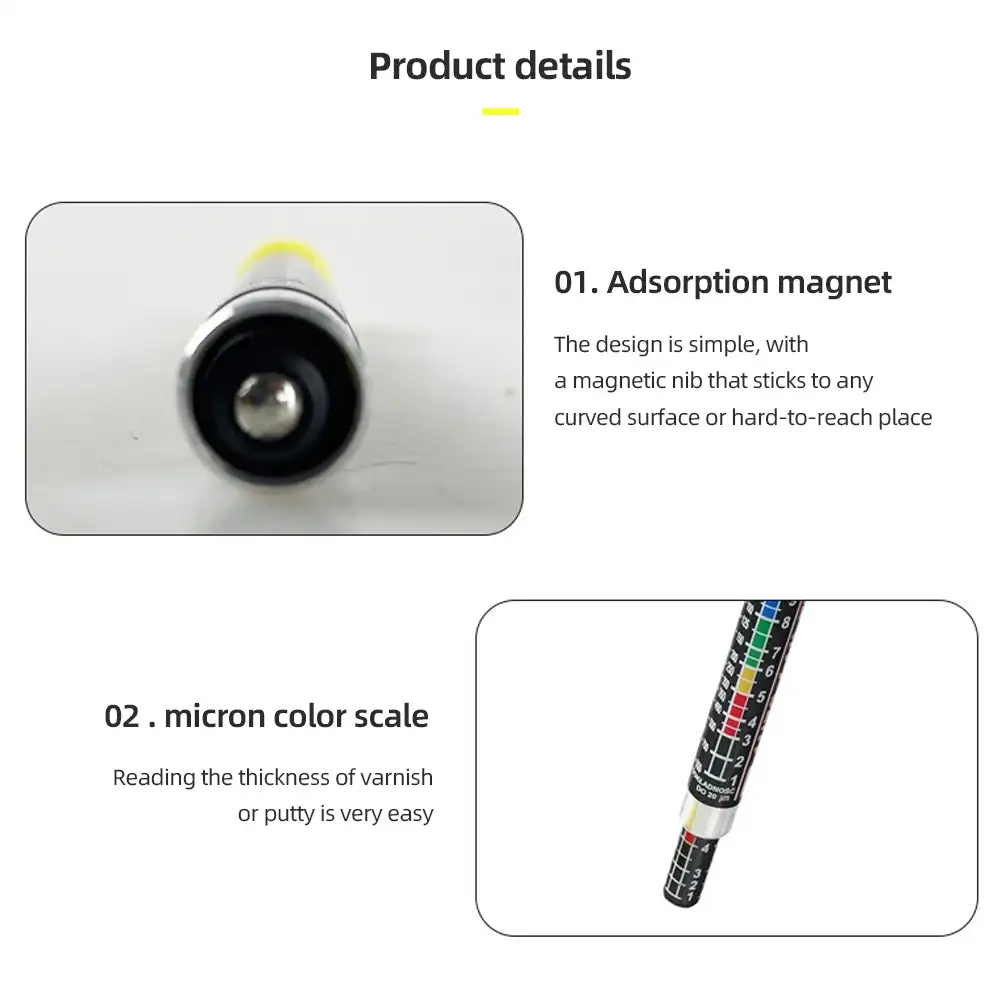 Car Paint Test Thickness Tester Meter Gauge Auto Paint Cars Crash Check Test Tester with Magnetic Tip Scale Pen paint coating meter,paint thickness gauge,thickness gauge