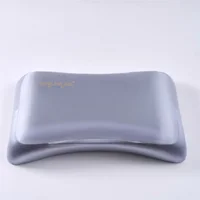 Product deep sleep mercerized gel emperor neck pillow solid color simple fashion high-dimensional soft independent gel pillow 1