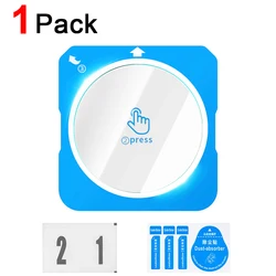 Pack of 1 - 5 Tempered Glass HD Clear Screen Protectors for Smartwatch - 9H Hardness & Explosion - Proof with Easy Install Kit (1PACK)