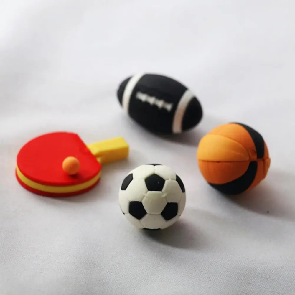 Sporting Goods Model Good Craftsmanship Comfortable Hand Feeling Plastic Dollhouse Basketball Rugby Model for Ornament