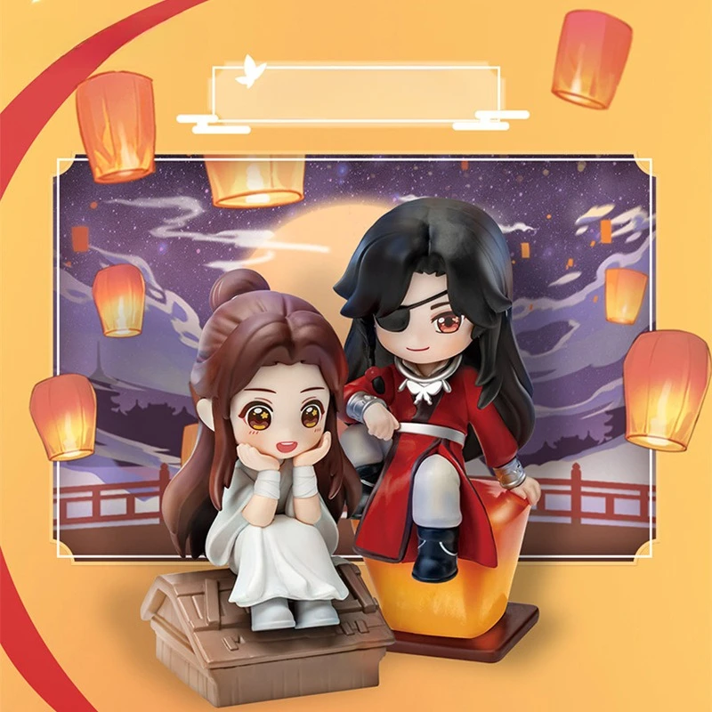 Anime Genuine Heaven Official Blessing Figure Cosplay Xie Lian Hua San Lang Lucky To Meet You Series Figures Model