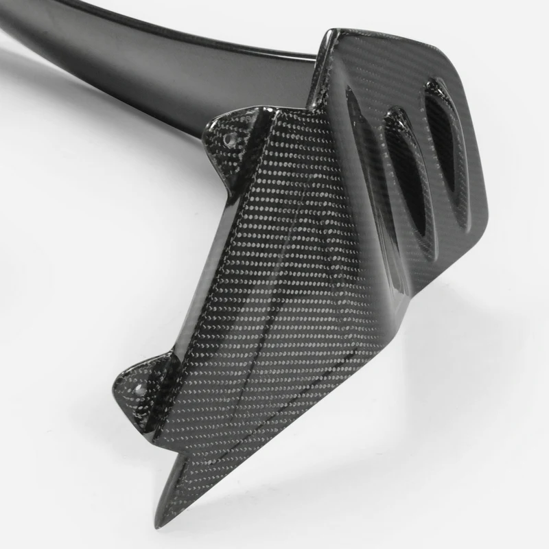 Car Accessories For Mini Cooper R56 Carbon Fiber Roof Spoiler Glossy Fibre JCW Style Rear Wing Part Body Kit Trim Ver.2.11/2.12