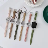 Genuine Strap For Apple Watch Leather Band 44mm 41mm 45mm 38-42-40mm ultra 49mm 44 45 mm bracelet iwatch series 8 7 6 SE 5 4 3 - Image 4
