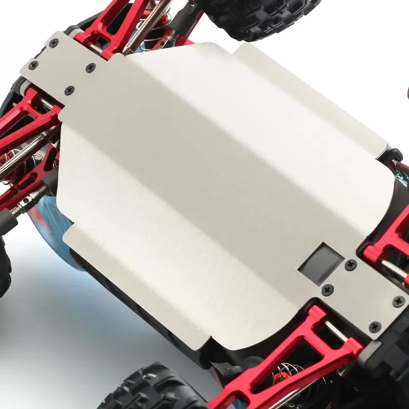 Stainless Steel Skid Plate Chassis Armor for MJX Hyper Go 1/16 RC Cars – detail image 3