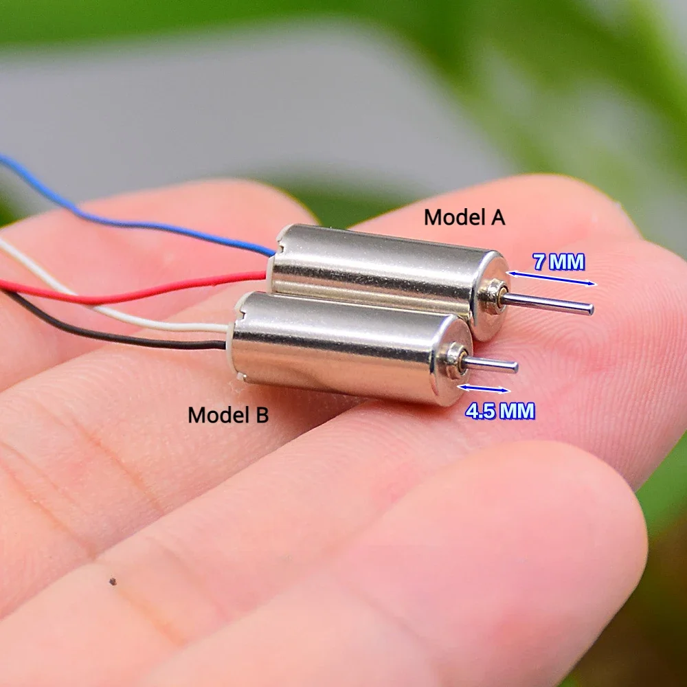 Micro moteur électrique 6mm 15mm 0.8mm arbre 3.7V DC 50000tr/min pour bricolage, comparé à une pièce de monnaie