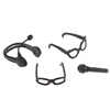 4PCS 1:12 Mini Doll House Headphone Microphone Glasses Decor Collection For Gifts Dollhouse Miniature Accessories Kids Toys 4