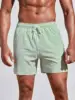 Funny 3D Stripe Print Male Shorts Summer Beach Vacation Swimming Shorts Fashion Drawstring With Pockets Gym Shorts Casual Shorts 5