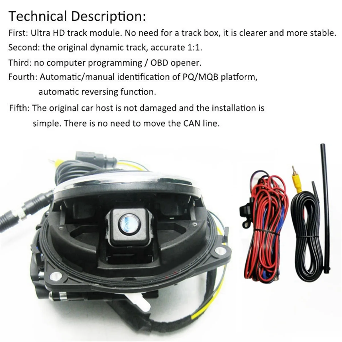 USEFUL Car Reverse Parking HD Camera Trunk Switch Flipping Rearview Camera for Passat B8 B6 B7 Golf MK7 MK5 MK6-Polo