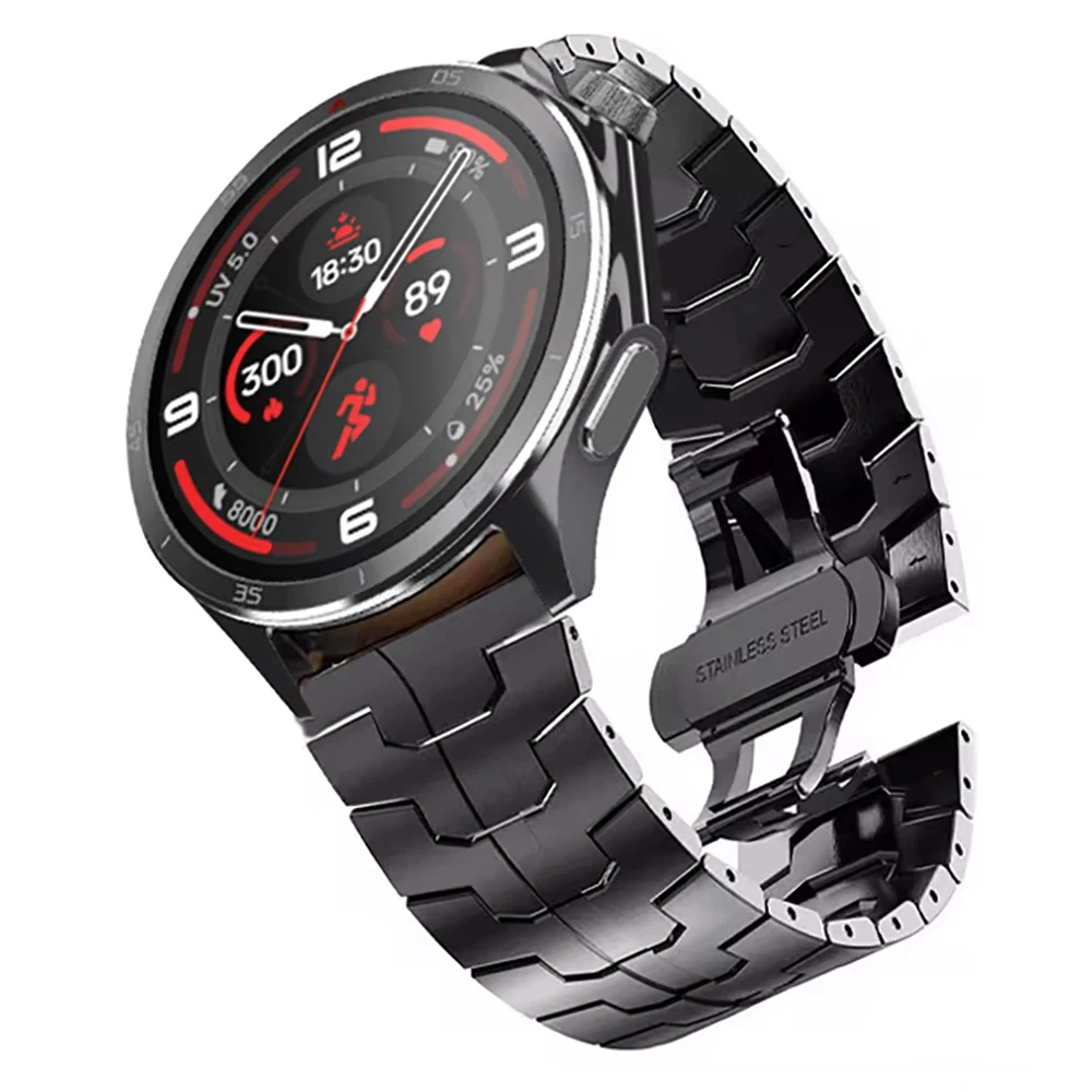 22mm Stainless Steel Watch Strap Bracelet