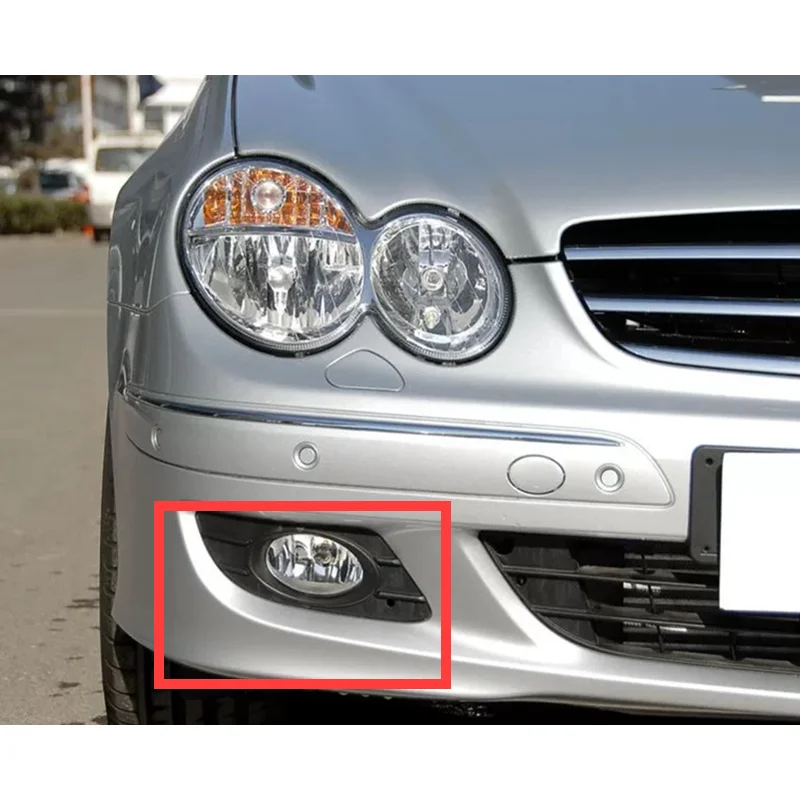Front Bumper Fog Lamp Grille Racing Grille For Mercedes-Benz W209 CLK240 CLK280 CLK350 CLK500 2005-2009 car grill mesh