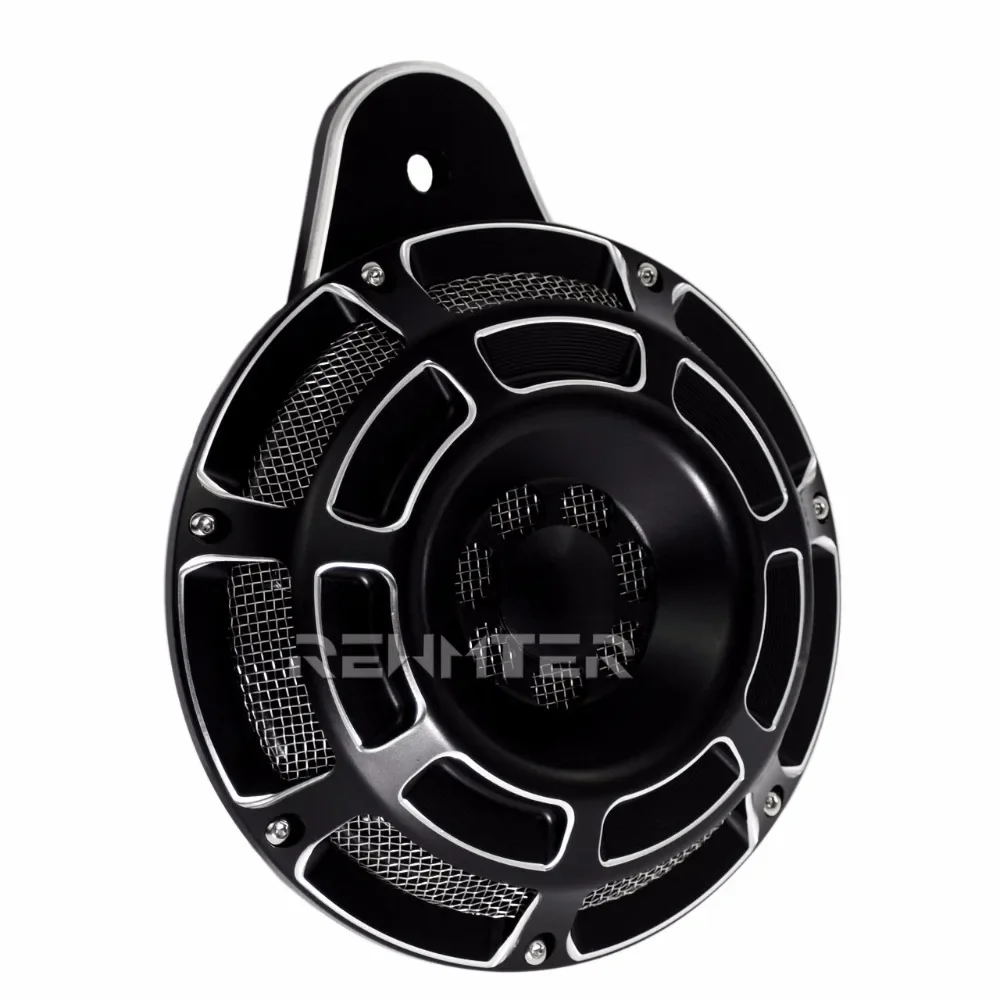 Motorcycle CNC Horn Cover For Harley Touring FLHR FLHT 1991-FLT Big Twin Horn Sportster XL 883 1200 2007-Later motorcycle speaker cover