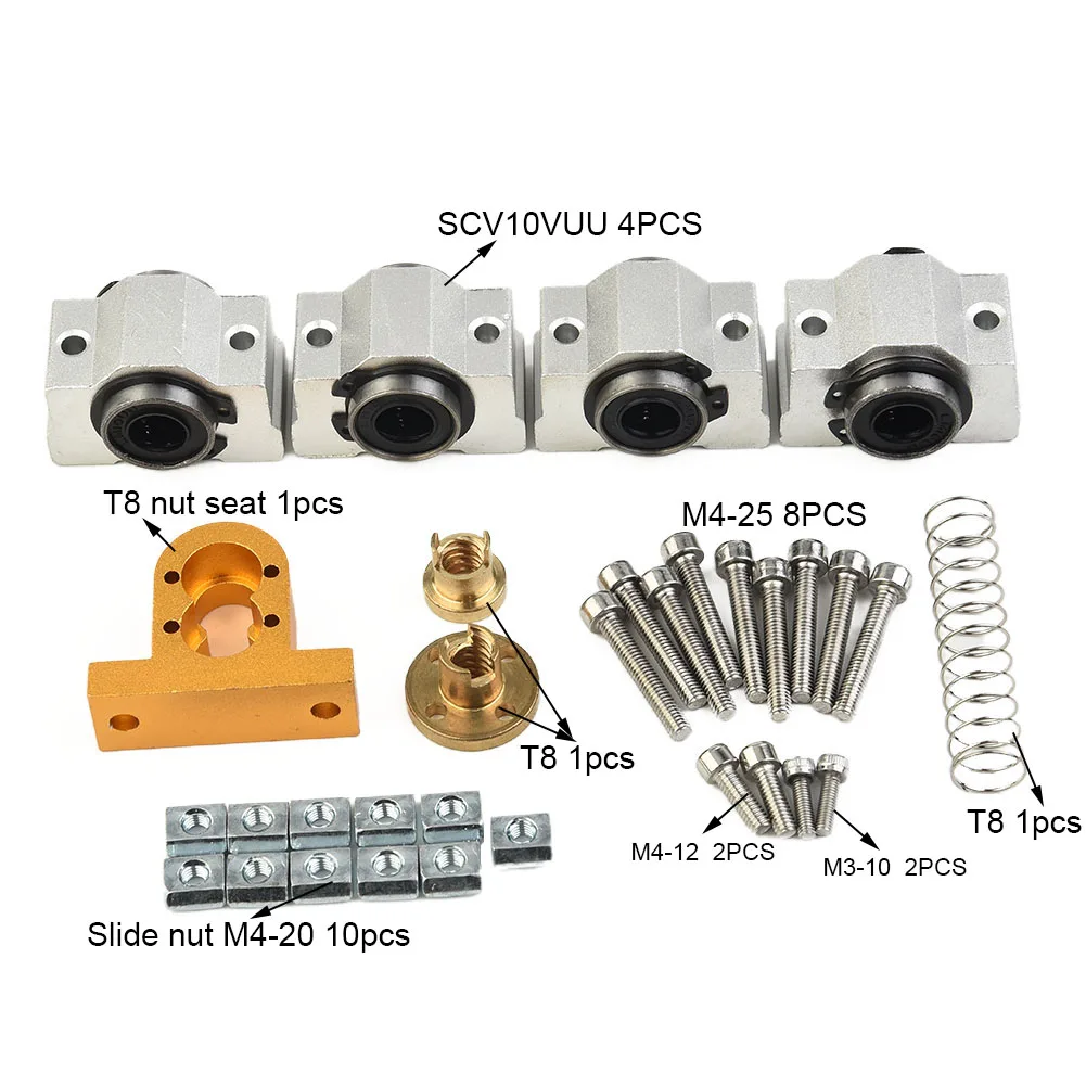 CNC 3018 Pro X Axis Upgrade Kit Suit Sliding Table Accessories Hardware Parts For Metal Woodworking woodworking clamps