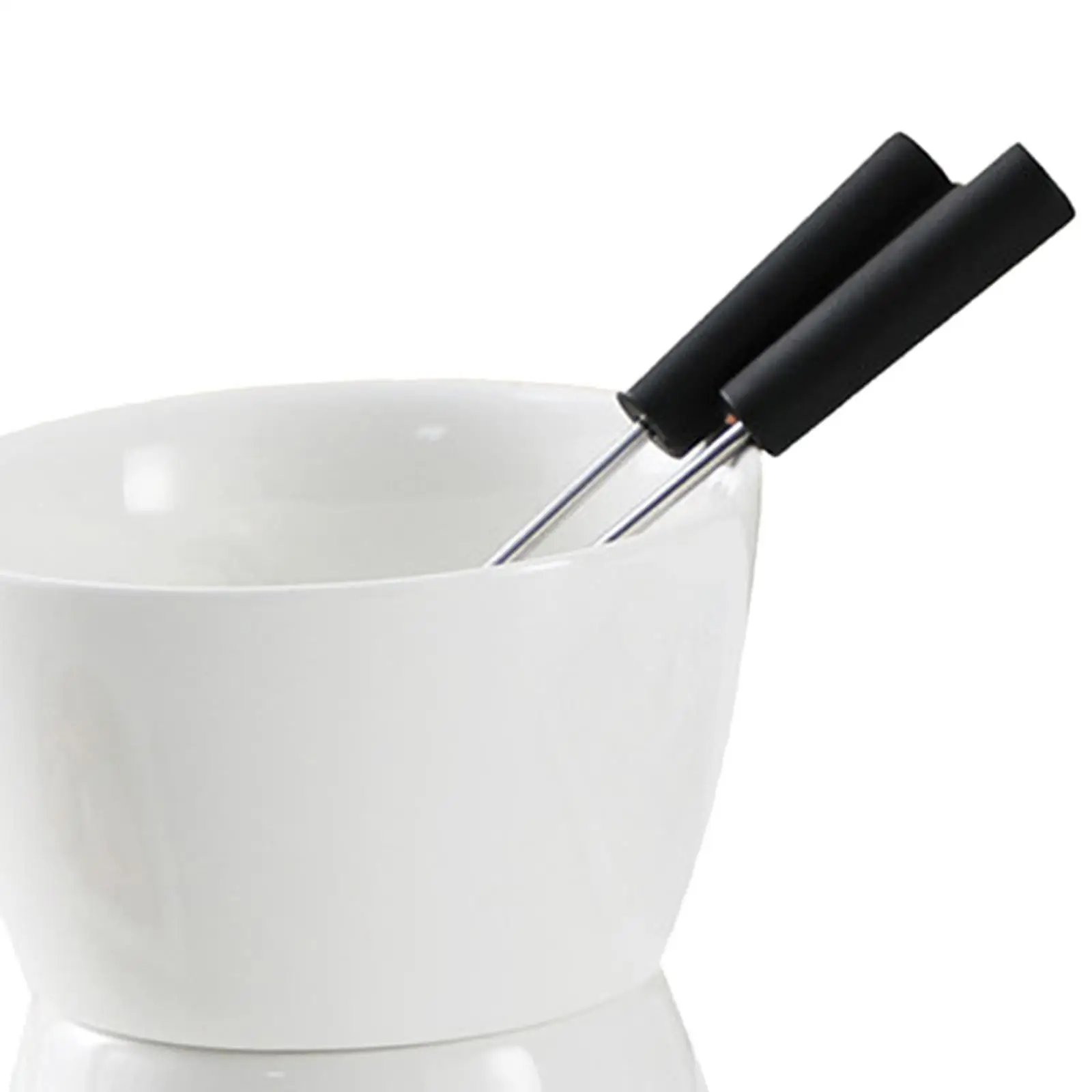 Chocolate Fondue Pot Tea Light Porcelain Melting Pot Ceramic Hot Butter Warmer for Dessert Snack Party Anniversary Birthday