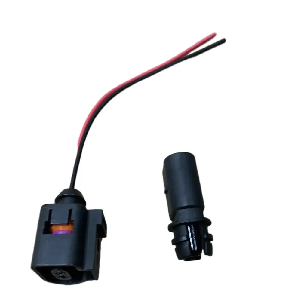 Plug Temperature Sensor Black Temperature Sensor 6RD820535 8Z0820535 ABS Plastic+Metal Ambient W/ Plug Pigtail