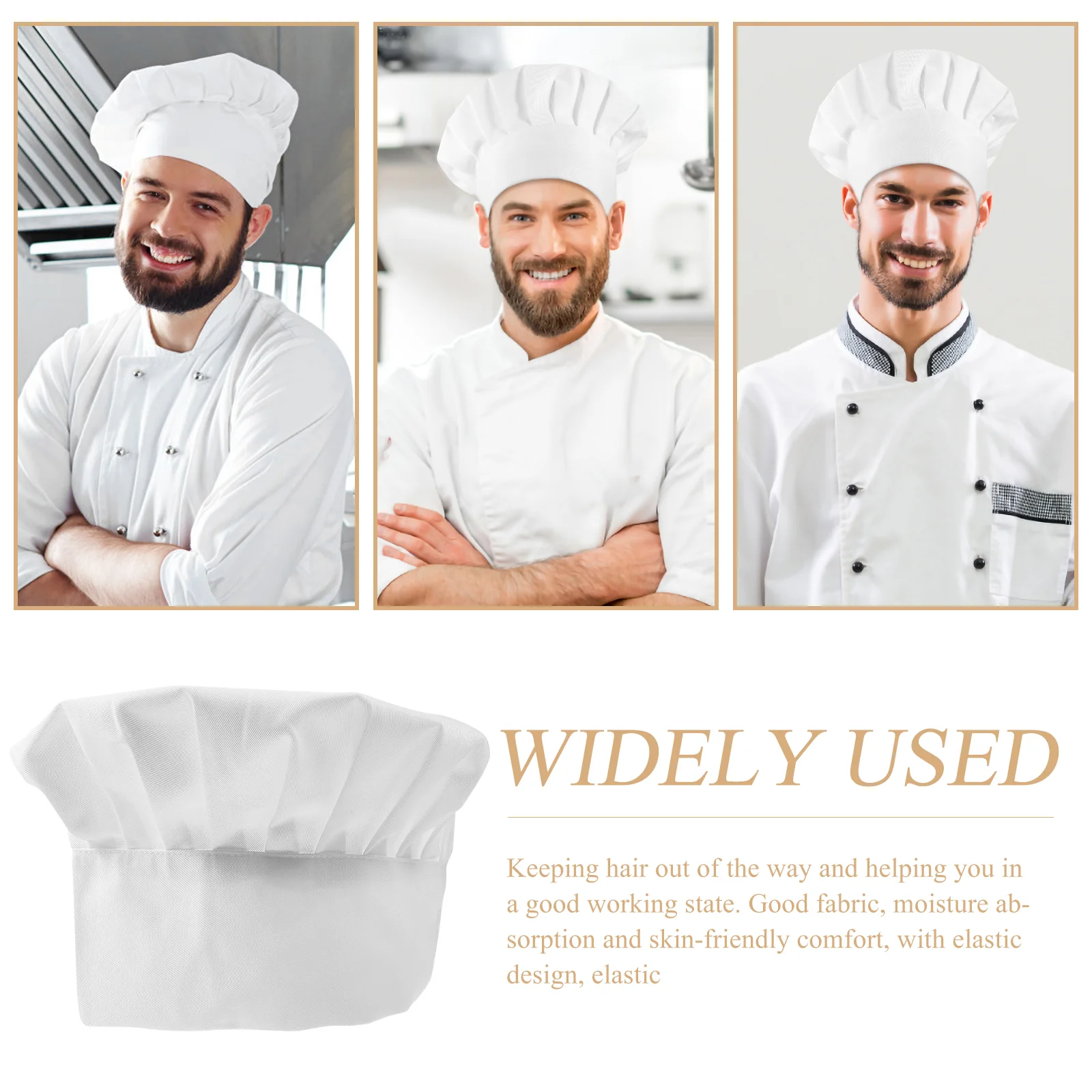 Restaurant Caps Decorative Working Hat Kitchen Cooking Caps Kitchen Supply