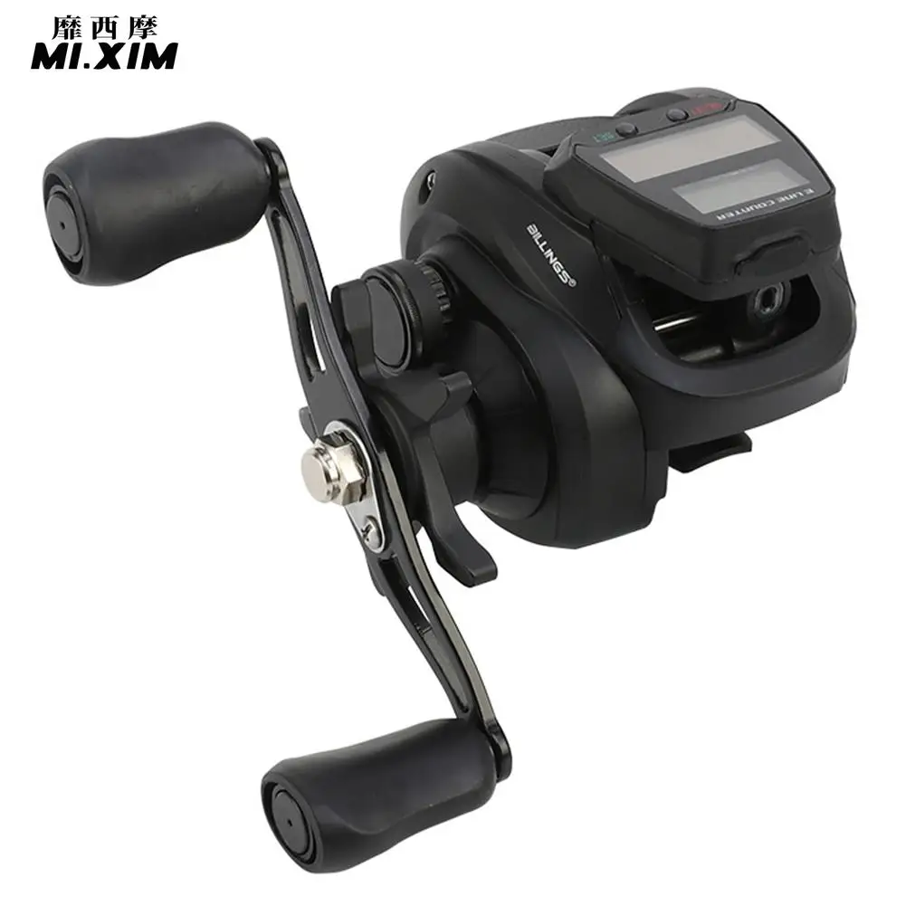 Left/Right Hand Electronic Baitcasting Fishing Reel 5+1 Bearings Digital  Display High Speed 6.3:1 8kg Ultralight Fishing Wheel