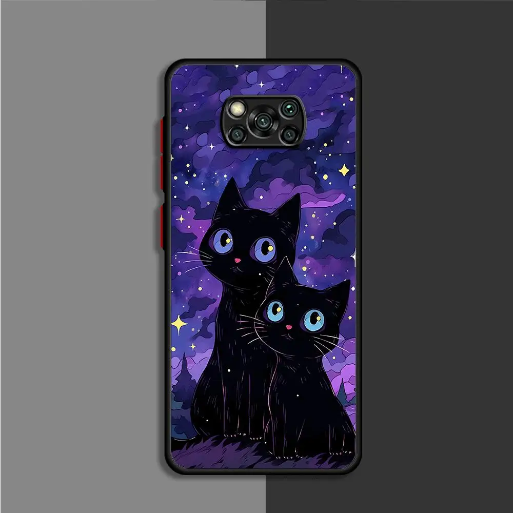 Starry Sky Cat Art Phone Case