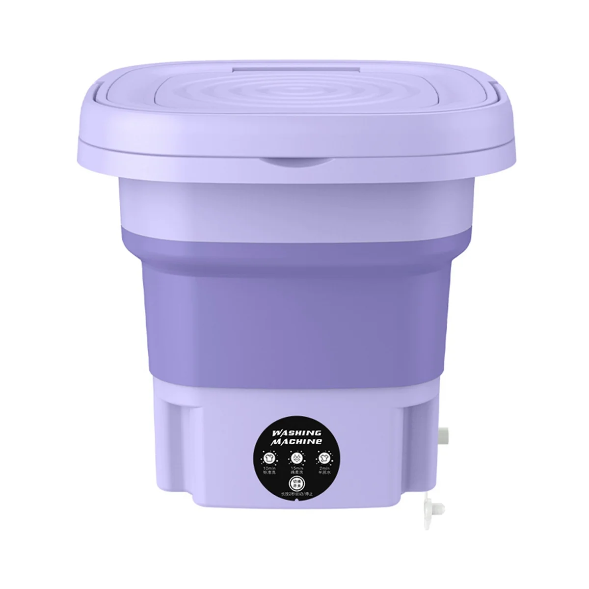 

Portable Foldable Washing Machine with Spin Dryer Automatic Mini Underwear Sock Washing Machine,US Plug